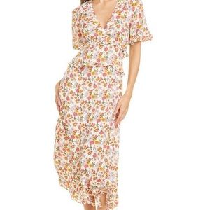 NWT Nicole Miller floral maxi dress